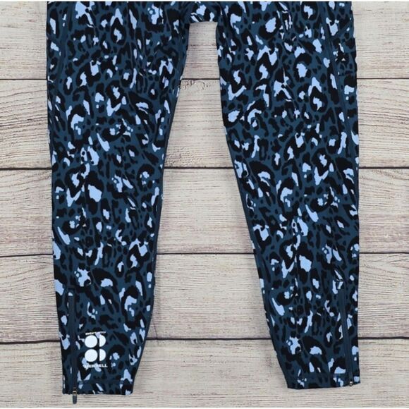Sweaty Betty x Merrell Ascend Power Cargo Workout Pocket Legging Size 10 Cheetah - Picture 8 of 11